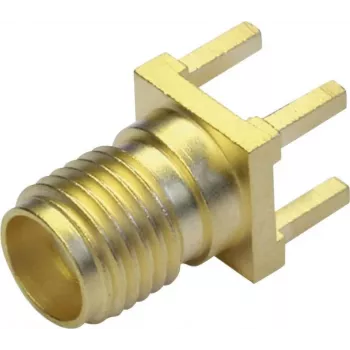 Telegärtner conector hembra SMA para placa de circuito impreso, 50 ohmios, dorado, serie Z79 J01151A0931