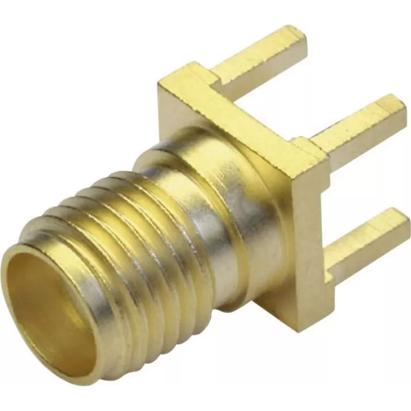 Telegärtner conector hembra SMA para placa de circuito impreso, 50 ohmios, dorado, serie Z79 J01151A0931