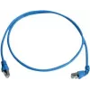 Telegärtner 100008016 cable de red CAT 6a S/FTP, RJ45, 0,5 m, azul, LSZH, 10 Gbps