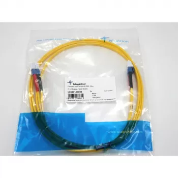 TELEGÄRTNER cable de fibra óptica LC a LC monomodo OS2 dúplex, 2 m, amarillo L00871A0003