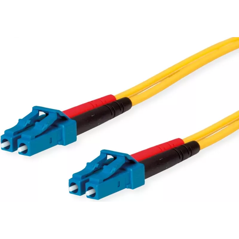 TELEGÄRTNER cable de fibra óptica LC a LC monomodo OS2 dúplex, 2 m, amarillo L00871A0003