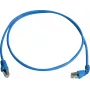 Telegärtner cable de red Cat 6A S/FTP, PiMF, azul, 2,0 m, un extremo en ángulo L00001A0159