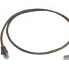 Telegärtner cable de red Cat 6A S/FTP, PiMF, azul, 2,0 m, un extremo en ángulo L00001A0159