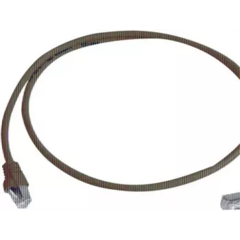 Telegärtner cable de red Cat 6A S/FTP, PiMF, azul, 2,0 m, un extremo en ángulo L00001A0159