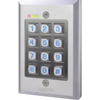 Sygonix SY-3118492 cerradura de código con teclado IP65 de superficie/empotrar con teclado iluminado