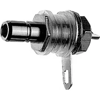 Telegärtner conector hembra SMB, montaje empotrado, 50 ohmios, recubierto de oro/níquel, conexión por soldadura J01160A0271