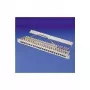 TELEGÄRTNER MPP16-HS Panel de parcheo modular de 16 puertos, 1U, gris claro RAL 7035 J02022A0050