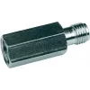 Telegärtner J01703A0000 Adaptador coaxial de RF conector FME macho a conector hembra SMA, 50 Ohm, DC-3 GHz, negro