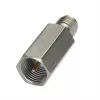 Telegärtner J01703A0000 Adaptador coaxial de RF conector FME macho a conector hembra SMA, 50 Ohm, DC-3 GHz, negro