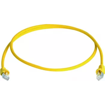 Telegärtner 100028074 Cable de parcheo Cat6a S/FTP, 5,5 m, amarillo