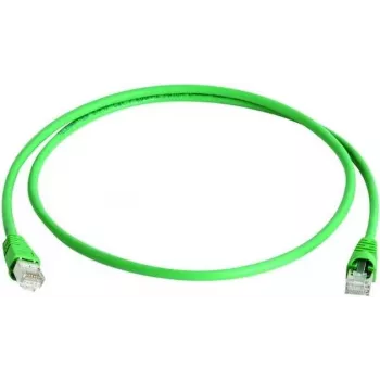 Telegärtner Cable de parcheo Cat.5e UTP LSZH, RJ45, verde, 0,5 m