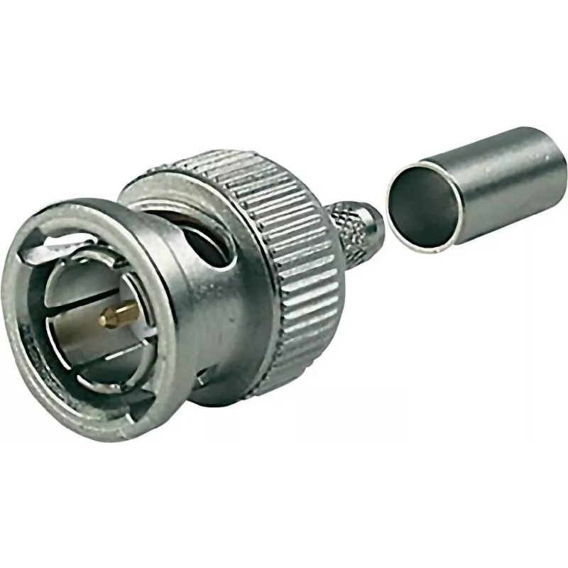 Telegärtner J01002A0058 conector macho BNC para cable G04, de crimpado, HDTV, 75 Ohm, para RG-179B/U