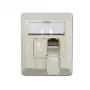 Telegärtner Toma de red RJ-45 apantallada Cat.6, blanco perla
