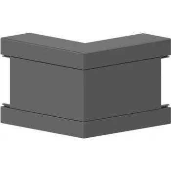 GGK BR 60x130/80-AE Esquina exterior 60x130/80 RAL 9005 PVC (12793)