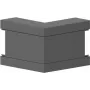 GGK BR 60x130/80-AE Esquina exterior 60x130/80 RAL 9005 PVC (12793)