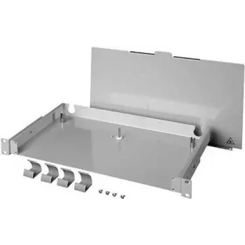 Telegärtner Carcasa de rack de fibra óptica de 19 pulgadas 1U sin placa frontal TN-BasisV-1HE (H02030A0559)