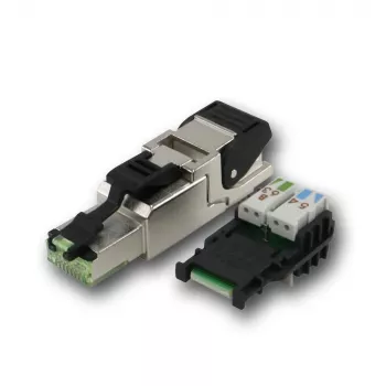 TELEGÄRTNER DataVoice Office Conector RJ45 apantallado Cat.6A montaje en campo, 5-9 mm J00026A2003