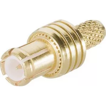 TELEGÄRTNER Conector recto MCX 50 Ohm crimpado/soldadura para RG174/RG188/RG316