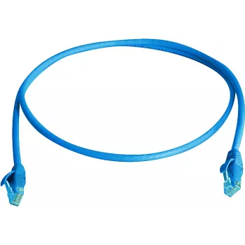 Telegärtner 100008054 cable de red Cat6 U/UTP RJ45, 1 m, azul, LSZH
