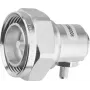 Telegärtner conector macho acodado 7-16 DIN, 50 ohmios, plateado, conexión por bornes J01120C0010
