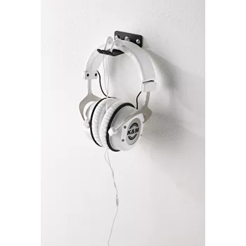 König & Meyer KM-16311 soporte para auriculares in-ear, on-ear y over-ear, negro