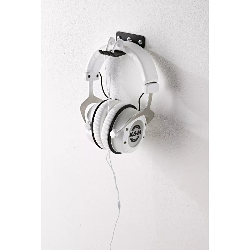 König & Meyer KM-16311 soporte para auriculares in-ear, on-ear y over-ear, negro