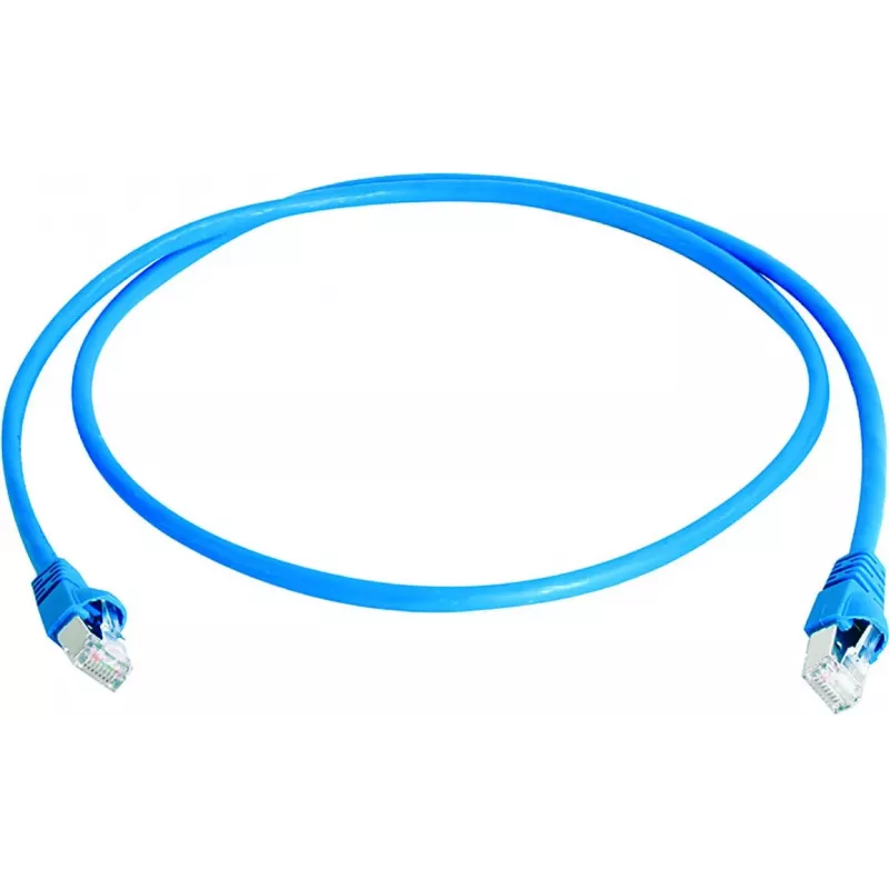 TELEGÄRTNER cable de red Cat.6A S/FTP LSZH, 2 m, azul, RJ45, EIA/TIA 568B L00001A0289