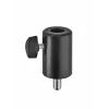König & Meyer 66370-000-55 adaptador mini TV con espiga M10 rosca exterior negro