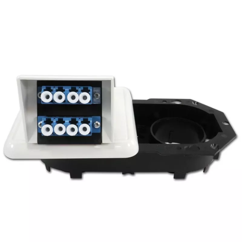 Telegärtner módulo de salida OAD con 4 x dúplex LC, blanco alpino (H02051C0072)