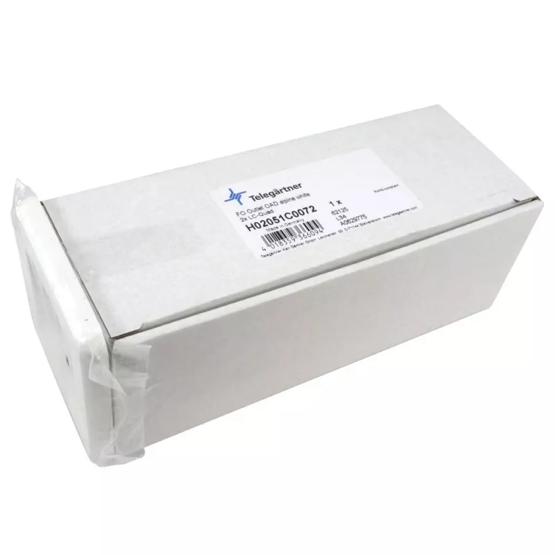 Telegärtner módulo de salida OAD con 4 x dúplex LC, blanco alpino (H02051C0072)