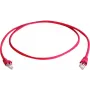 Telegärtner MP8 FS 600 Cat.7 Cable de parcheo S/FTP, conector macho RJ45 a conector macho RJ45, 50 m, rojo