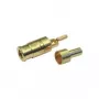 Telegärtner Conector hembra SMB PCB, recto, 50 ohmios, dorado