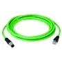 Telegärtner 100017297 Cable de parcheo Cat.6A U/UTP RJ45, 1m, gris, LSZH, 10Gbps