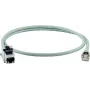 Telegärtner L00004A0128 Cable de parcheo Cat.6A S/FTP, 7,5 m, gris