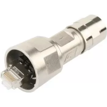 Telegärtner STX Set de conectores macho RJ45, Cat.6, variante 1, sin espiral antiacodamiento, para cables de par trenzado AWG 24-27 J80026A0005