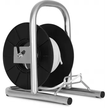 TechniSat 0000/3447 Enrollacables manual, plateado
