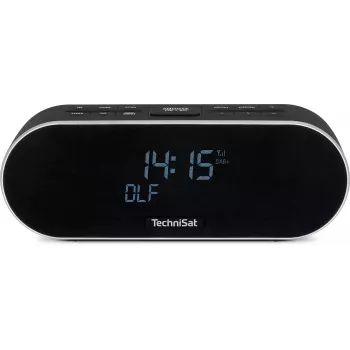 TechniSat DigitRadio 53 BT radio despertador DAB+/FM con Bluetooth y función de carga USB, negro