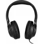 TechniSat Stereoman 3 auriculares cerrados con cable y micrófono, cable de 3 m, negro 0000/9105
