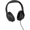TechniSat Stereoman 3 auriculares cerrados con cable y micrófono, cable de 3 m, negro 0000/9105