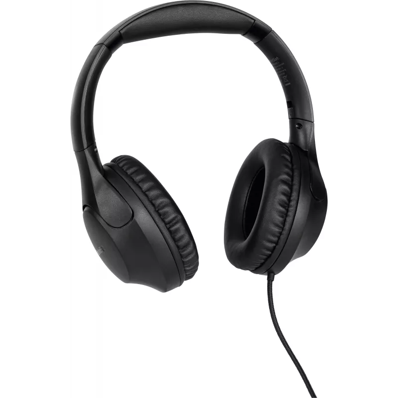 TechniSat Stereoman 3 auriculares cerrados con cable y micrófono, cable de 3 m, negro 0000/9105