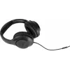 TechniSat Stereoman 3 auriculares cerrados con cable y micrófono, cable de 3 m, negro 0000/9105