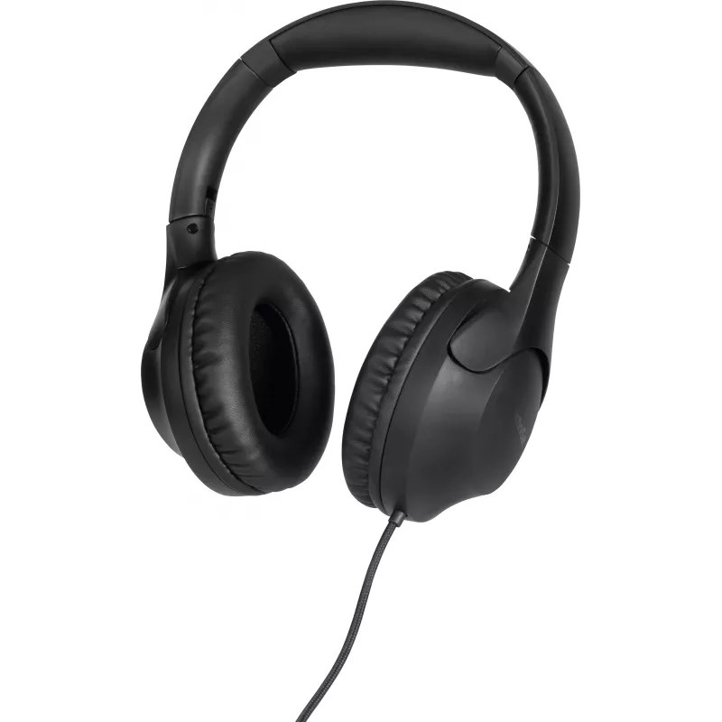 TechniSat Stereoman 3 auriculares cerrados con cable y micrófono, cable de 3 m, negro 0000/9105