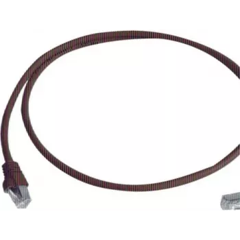 Telegärtner cable de red S/FTP Cat 6A, PiMF, 1m, rojo, un conector en ángulo, LSZH L00000A0196