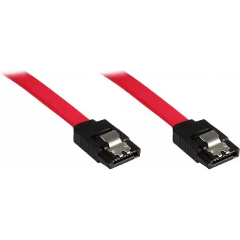 GoodConnections cable SATA 3 Gb/s con bloqueo, 0,5 m, rojo 5045-A05