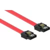 GoodConnections cable SATA 3 Gb/s con bloqueo, 0,5 m, rojo 5045-A05