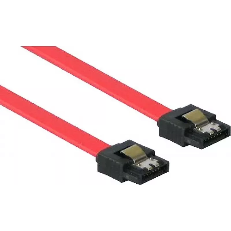 GoodConnections cable SATA 3 Gb/s con bloqueo, 0,5 m, rojo 5045-A05