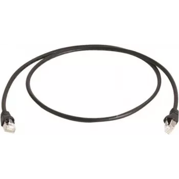 Telegärtner Cable de conexión Cat 6A S/FTP, 1,5 m, negro L00001A0169