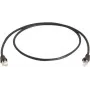 Telegärtner Cable de conexión Cat 6A S/FTP, 1,5 m, negro L00001A0169