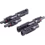 S CONN MAXIMUM CONNECTIVITY Set adaptador en T PV4, 2/1, IP68, 1.5kV, negro (02-21012)