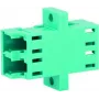 Telegärtner J08071A0021 Conector de fibra óptica LC/APC monomodo, verde
